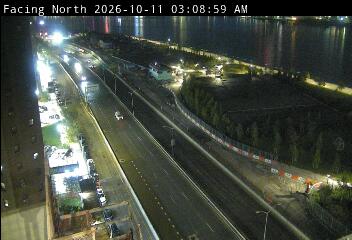 Williamsburg Bridge & Delancey St North/FDR traffic camera, Manhattan, New York