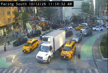 Central Park South @ COL Circle East live webcam