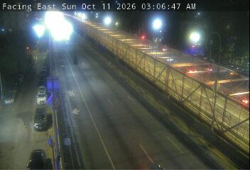 Williamsburg Bridge & Delancey St & Clinton St traffic camera, Manhattan, New York