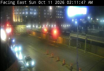 Queensboro Bridge & Thomson Ave traffic camera, Queens, New York
