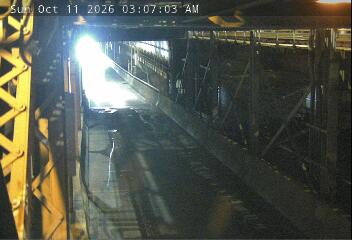 Williamsburg Bridge & NIR Bklyn Anch./Kent Av traffic camera, Brooklyn