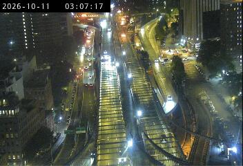Brooklyn Bridge & South-West Manhattan Tower traffic camera, Manhattan, New York